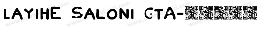 Layihe Saloni GTA字体转换